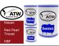 Preview: Nissan, Red Pearl Tricoat, NBF: 500ml Lackdose + 500ml Klarlack + 250ml Härter - Set, von ATW Autoteile West.